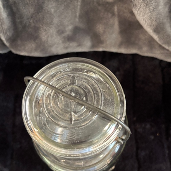 Vintage🔸Atlas E-Z Seal Clear Glass Mason Jar Wire Slide open Lid - Picture 9 of 9
